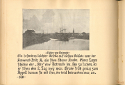 Hafen von Ostende während des Ersten Weltkriegs mit Schiffen und städtischer Landschaft