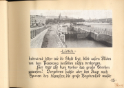 Einblick in Lübeck während des Ersten Weltkriegs mit Blick auf die Stadt und das Wasser, begleitet von einer persönlichen Dokumentation der Kriegserfahrungen Heinrich von Eickens.
