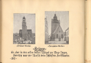 Erlöser Kirche und Jerusalem Kirche in Brügge während des Ersten Weltkriegs
