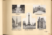 Sehenswürdigkeiten in Brüssel während des Ersten Weltkriegs mit Denkmälern und Architektur, inklusive persönlicher Dokumentation von Heinrich von Eicken