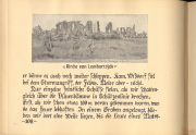 Zerstörte Kirche von Lombartzyde während des Ersten Weltkriegs in Belgien