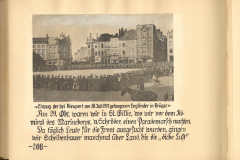 Einzug der gefangenen Engländer in Brügge während des Ersten Weltkriegs am 10. Juli 1917