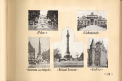 Sehenswürdigkeiten in Brüssel während des Ersten Weltkriegs mit Denkmälern und Architektur, inklusive persönlicher Dokumentation von Heinrich von Eicken