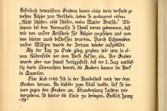 Berichte von deutscher Artillerie und dem Leben von Soldaten während des Ersten Weltkriegs