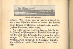 Kanal bei Lisseweghe während des Ersten Weltkriegs in der Nähe von Ieper