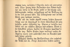 Bericht über einen Vorfall während des Ersten Weltkriegs aus der Perspektive eines Soldaten im Schützengraben