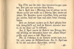 Bericht über das Leben an der Front während des Ersten Weltkriegs im April 1917