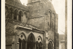 Zerst?rte Kirche nach dem Ersten Weltkrieg