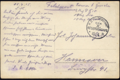Historische Postkarte aus Erster Weltkrieg