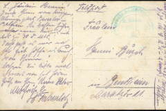 Historische Briefmarke aus der Ersten Weltkrieg