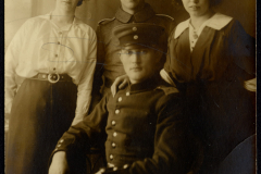 Historische Fotografie der Familie
