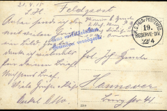 Historische Postkarte aus Erste Weltkrieg
