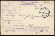 Historische Postkarte aus Erster Weltkrieg