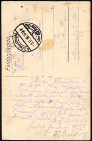 Historische Postkarte aus Erster Weltkrieg