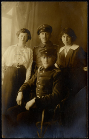 Historische Fotografie der Familie