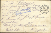 Historische Postkarte aus Erste Weltkrieg
