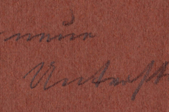 Kreativ handgeschriebene Notizen auf rustikalem Papier mit natürlichem Licht und nostalgischem Flair
