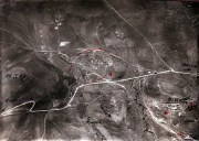 Luftaufklärungsbilder der Westfront von Stabia mit strategischen Details und Geländeaufnahme