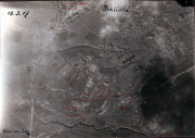 Luftaufklärungsbilder an der Westfront von Stabia am 18. März 1917