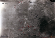 Luftaufklärungsbilder an der Westfront von Stabia am 18. März 1917