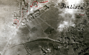 Luftaufklärungsbilder von Stabia an der Westfront im strategischen Einsatz während des Krieges