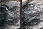 Luftaufklärungsbilder der Westfront bei Stabia mit strategischen und taktischen Details