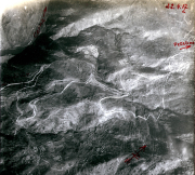 Luftaufklärungsbilder von Stabia an der Westfront im April 1942