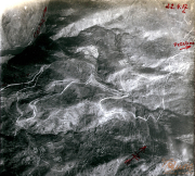 Luftaufklärungsbilder von Stabia an der Westfront im April 1942