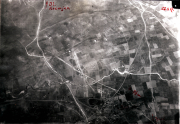 Luftaufklärungsbilder von Stabia an der Westfront während des Ersten Weltkriegs