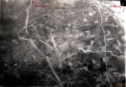 Luftaufklärungsbilder von Stabia an der Westfront während des Ersten Weltkriegs
