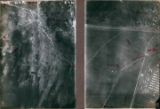 Luftaufklärungsbilder der Westfront während des Ersten Weltkriegs bei Stabia