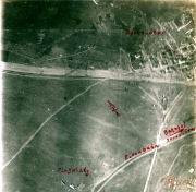 Luftaufklärungsbilder der Westfront mit strategischen und taktischen Details aus Stabia