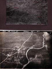 Luftaufklärungsbilder der Westfront mit Fokus auf Stabia aus dem Jahr 1940