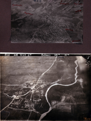 Luftaufklärungsbilder der Westfront mit Fokus auf Stabia aus dem Jahr 1940