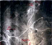 Luftaufklärungsbilder von Stabia während strategischer Operationen an der Westfront