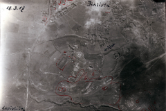 Luftaufklärungsbilder an der Westfront von Stabia am 18. März 1917