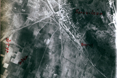 Luftaufklärungsbilder von Stabia an der Westfront während strategischer Operationen