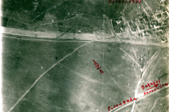 Luftaufklärungsbilder der Westfront mit strategischen und taktischen Details aus Stabia