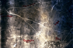 Luftaufklärung über Stabia während des Zweiten Weltkriegs am 3.8.1942, strategische Erfassung des Westfrontgebiets