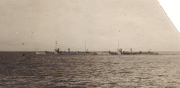 Deutsche Kriegsschiffe der Kaiserlichen Marine auf See während des Ersten Weltkriegs