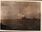 Historische Marineoperationen auf hoher See mit Schlachtschiffen der Heerflotte in den 1920er Jahren