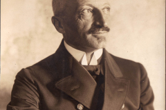 Portrait eines hochrangigen Offiziers der deutschen Marine aus dem frühen 20. Jahrhundert