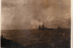 Historische Marineoperationen auf hoher See mit Schlachtschiffen der Heerflotte in den 1920er Jahren