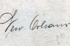 Schriftzug 'New Orleans' auf altem Papier