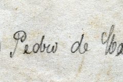 Handschriftliche Ortsangabe San Pedro de Macorís