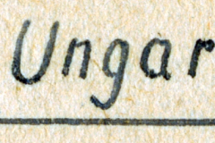 Beschriftung 'in Ungarn' - Dokumentation von Truppenbewegungen