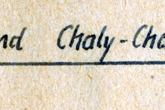 Handschriftliche Beschriftung: Türkisches Bad und Chaly-Chadshi-Mechme Dorf