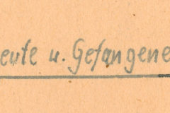 Beschriftung: Beute u. Gefangene