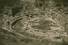 Luftaufnahme einer antiken Stätte im Balkan, 1941-1943