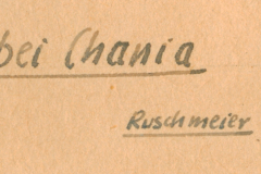 Handschriftliche Beschriftung: Bei Chamia, Ruschmeijer